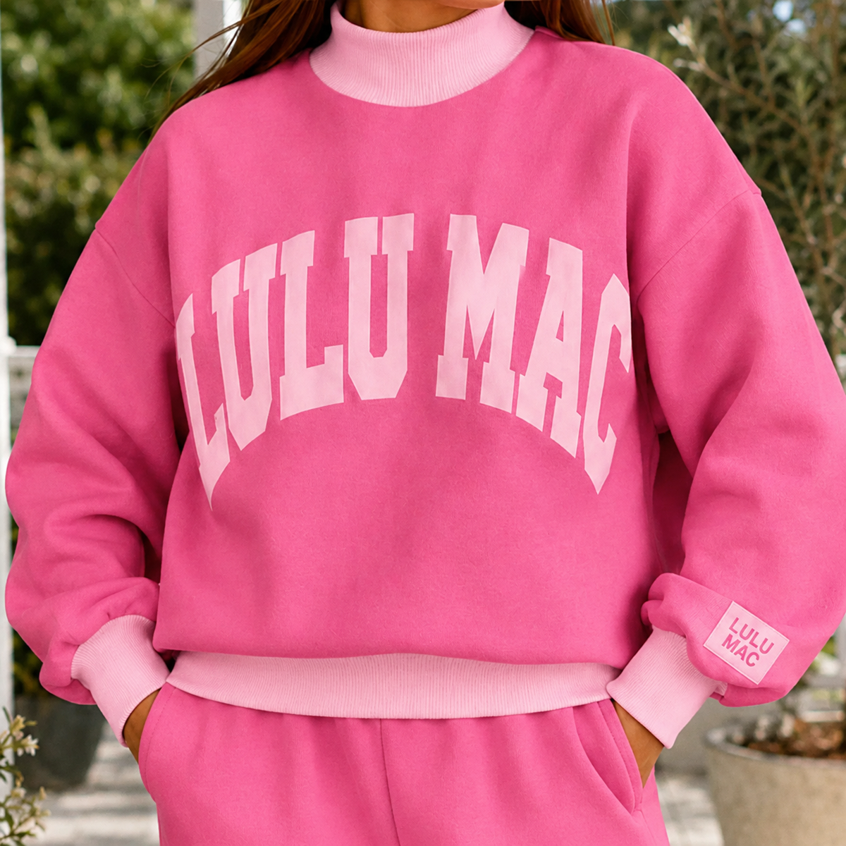 Lulu Mac Women's Puff Mock Neck Sweatshirt — Presale ETA Late November