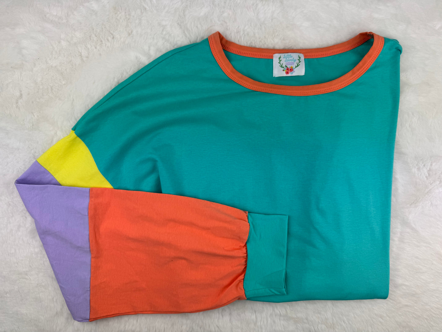 Ladies Colorblock Pullover