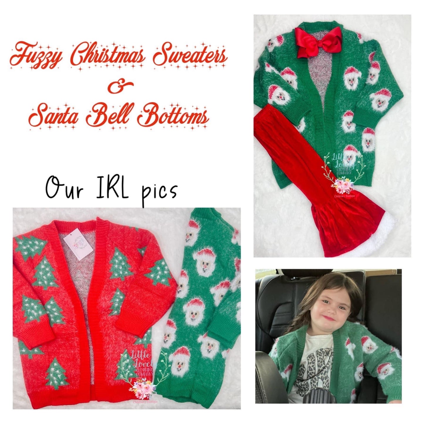 Fuzzy Christmas Sweaters Round 2 ETA Late Nov to LLCCO