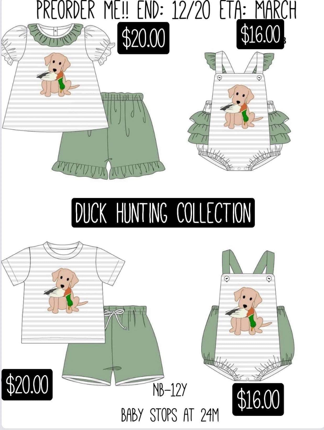 Duck Hunting Collection Presale Eta March to Customers