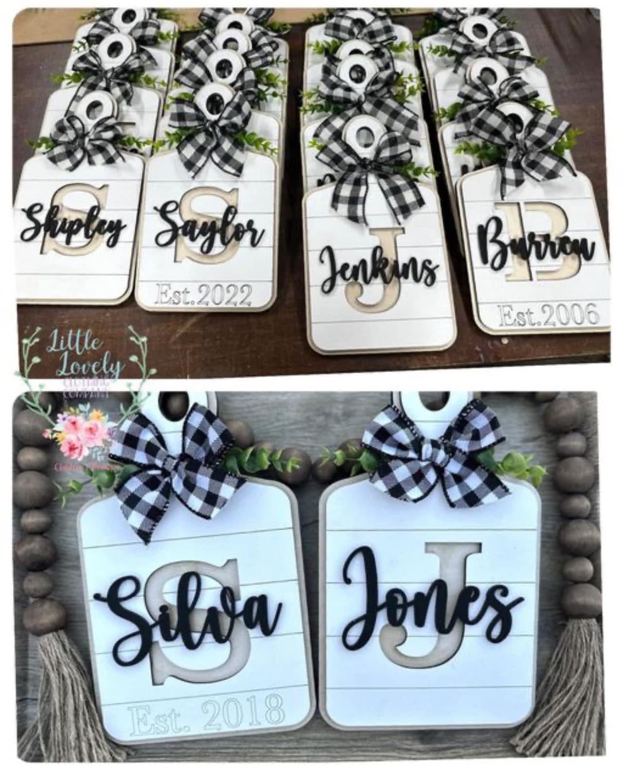 Decorative Custom Name Boards ETA Early Dec to LLCCO
