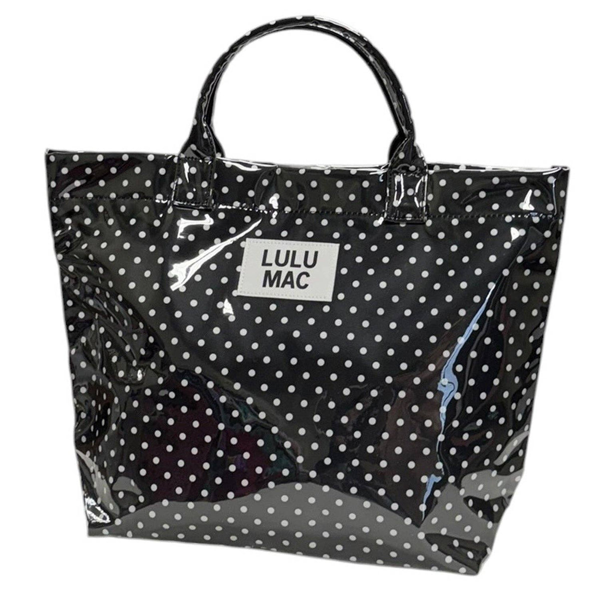 Lulu Mac TOTE BAG BLACK/WHITE DOT — Presale ETA Late November