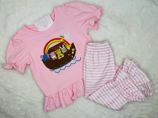 Noah’s Ark Girls Pant Set