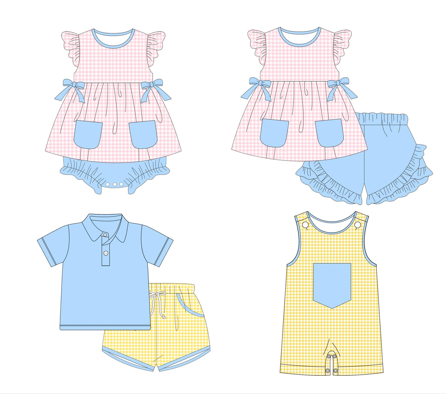 PASTEL PICNIC GINGHAM, ETA: MAY TO LLCCO