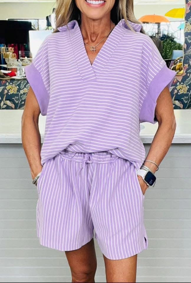 Summer Ladies Sets Lavender Collared Presale ETA Early June to LLCCO