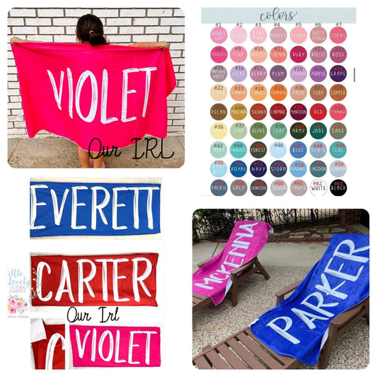 Beach Towel Collection ETA March to LLCCO then to Customers