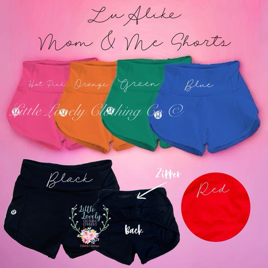 Mom Lu-Alike Mom & Me Shorts Presale ETA Late June to LLCCO Then to Customers