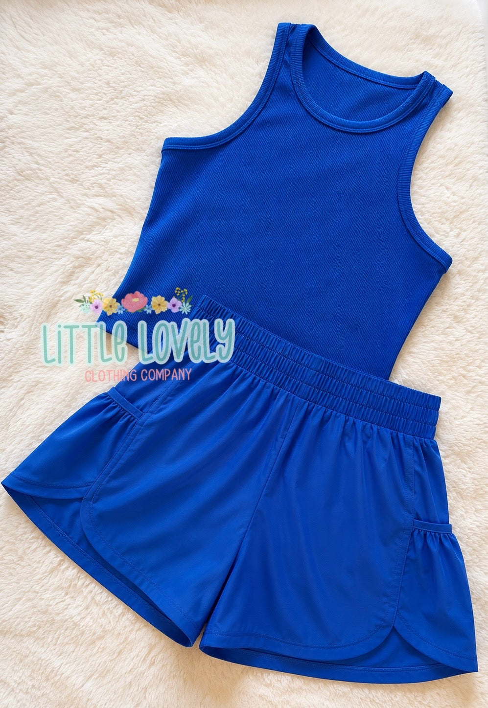 Cobalt Coast Short Set