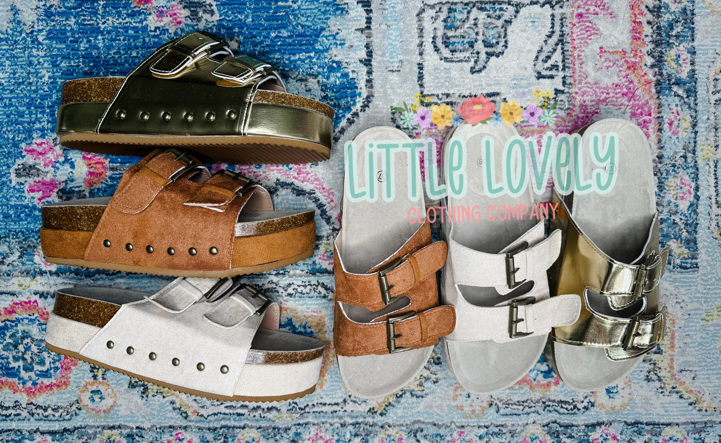 VIENNA BUCKLE SANDALS