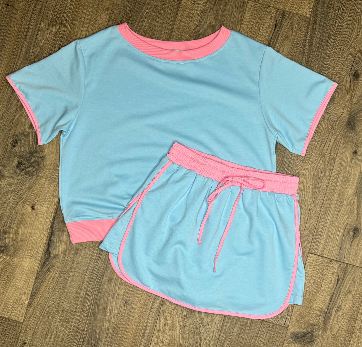 Ladies Cotton Candy Skort Set