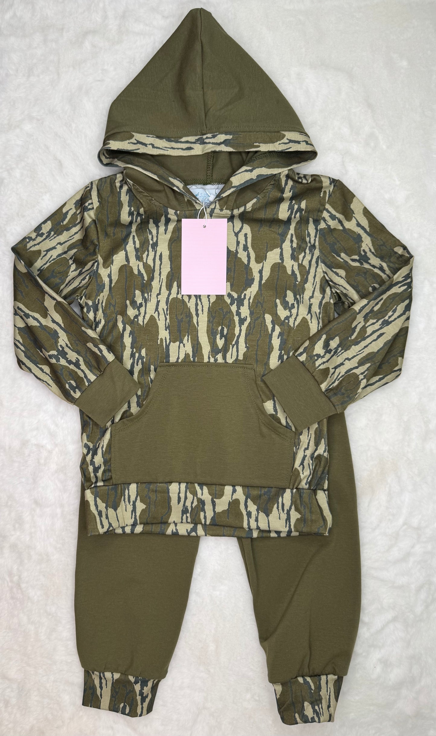 Camo Hoodie Boys Set