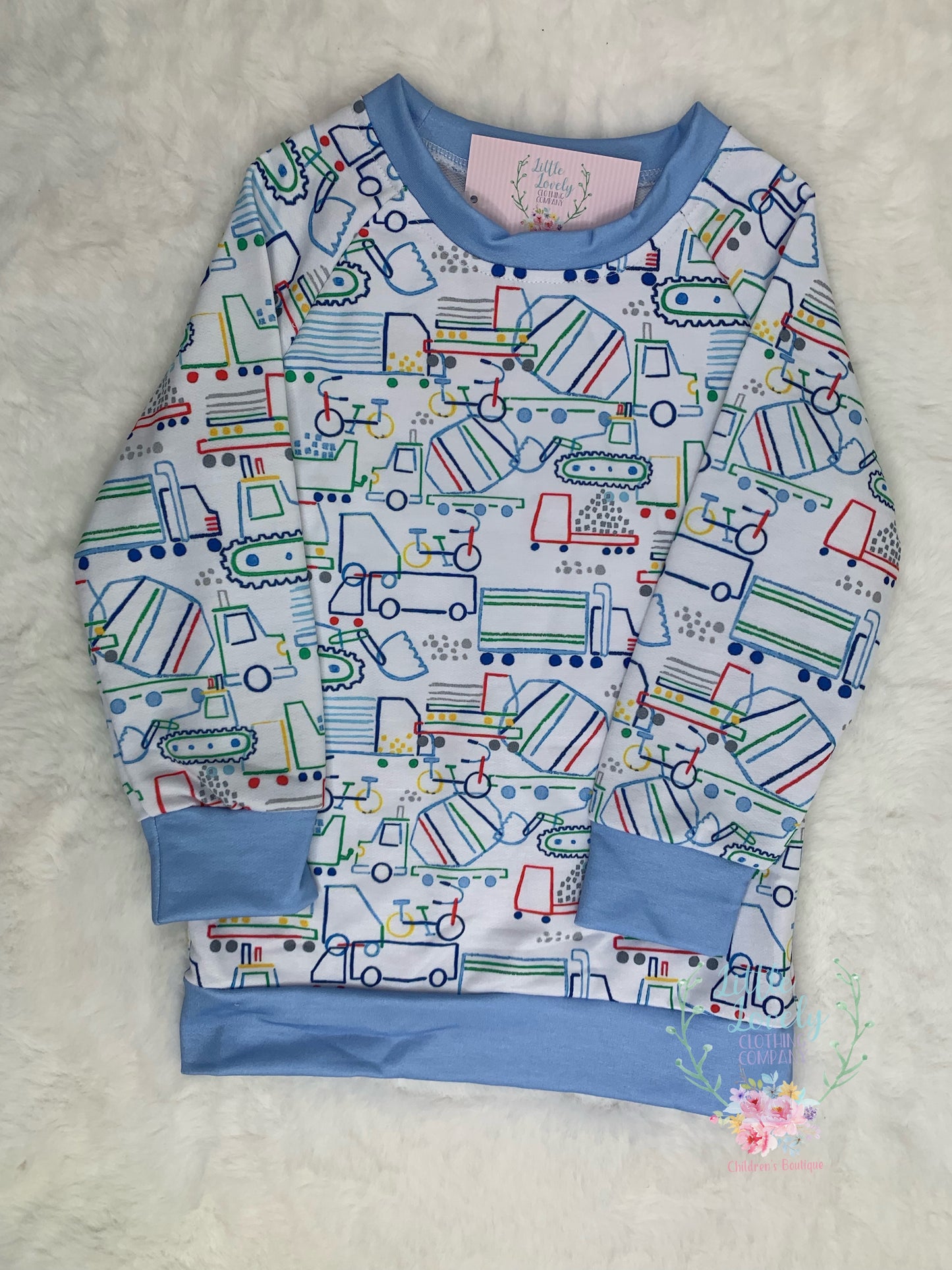 Transportation Boys Pullover