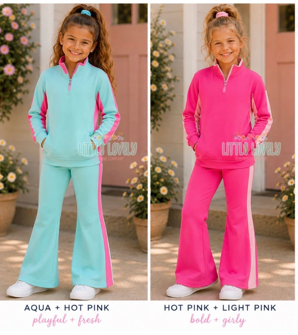 On The Go Quarter Zip Set, ETA; Nov to LLCCO