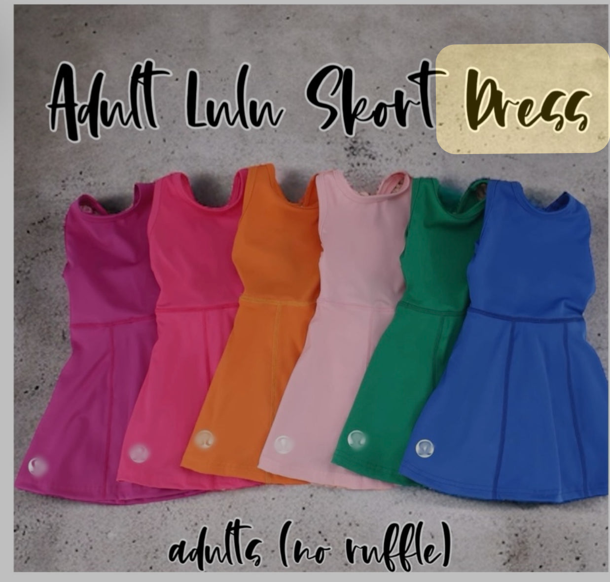 Ladies Lulu Skort Dresses