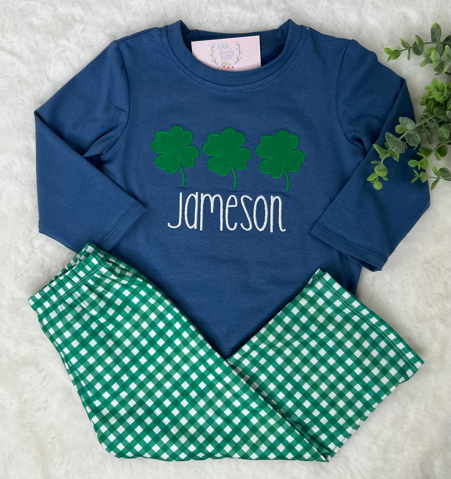 Clover Trio Boys Pant Set