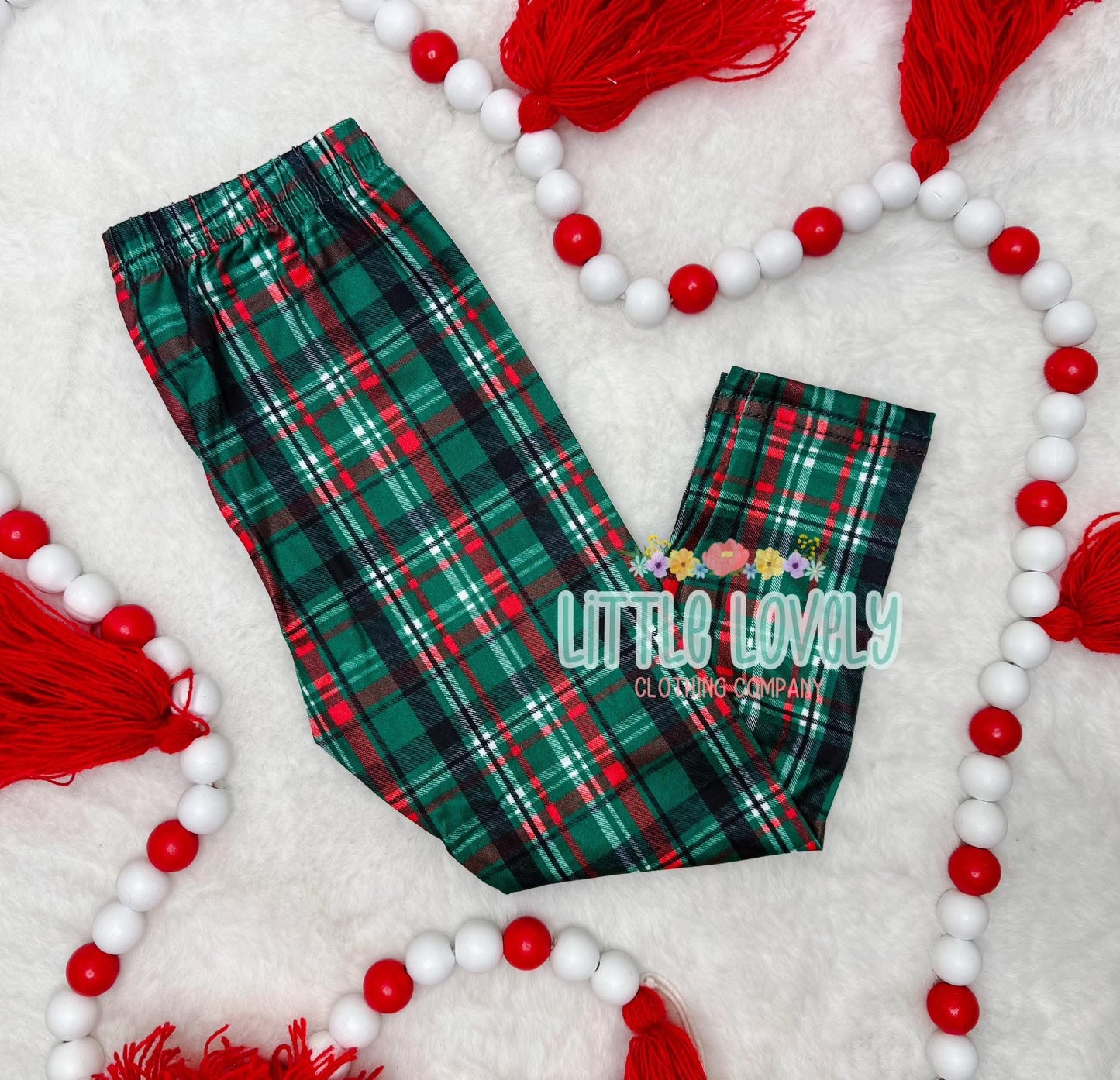 HOLIDAY PLAID LEGGINGS