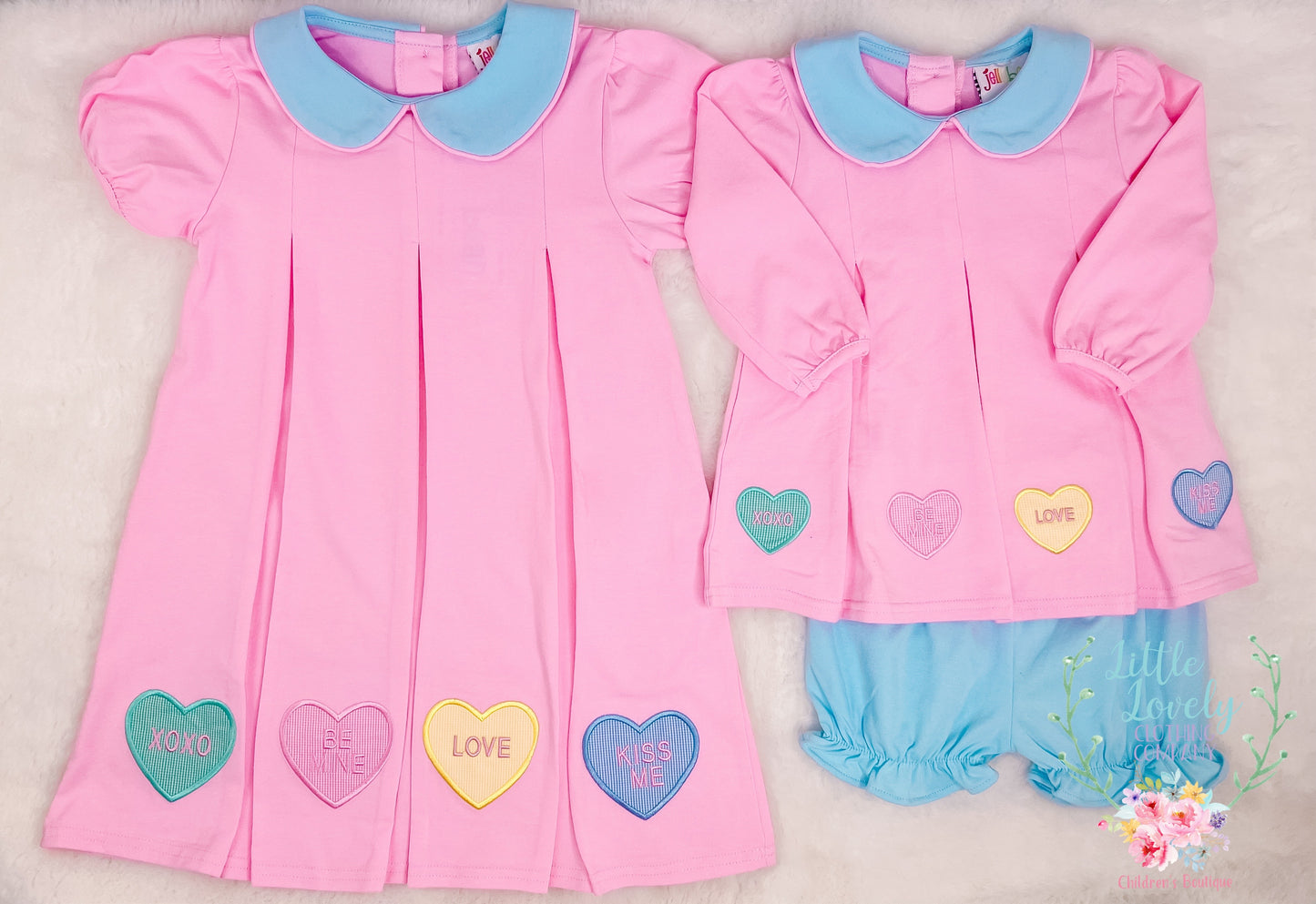 Candy Heart Bloomer Set-18M & 24M