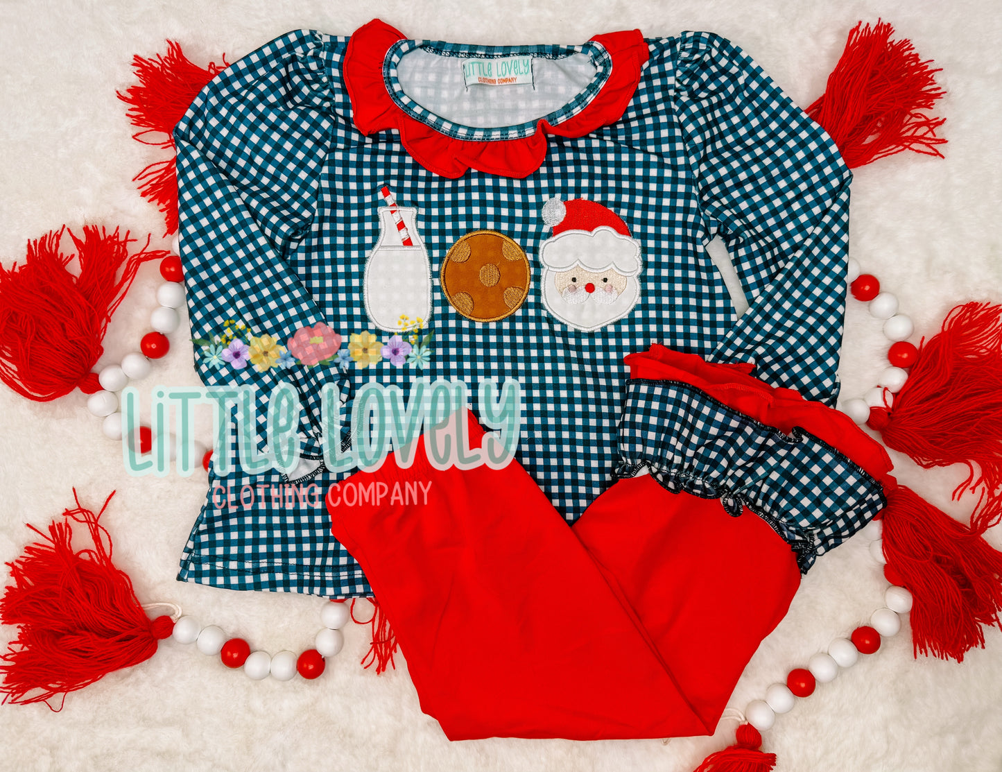 Milk & Cookie Trio Girls Pant Set