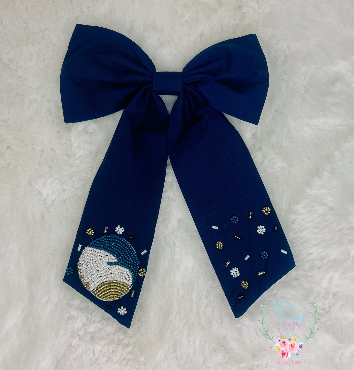 Eagle Seed Bead Bow