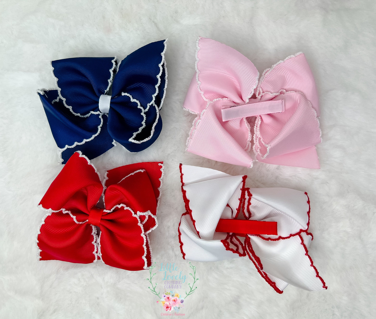 Moon Stitch Bow Bundle