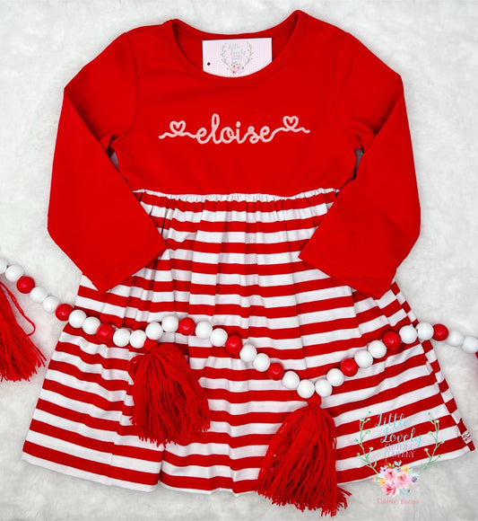 Sweetheart Stripes Dress