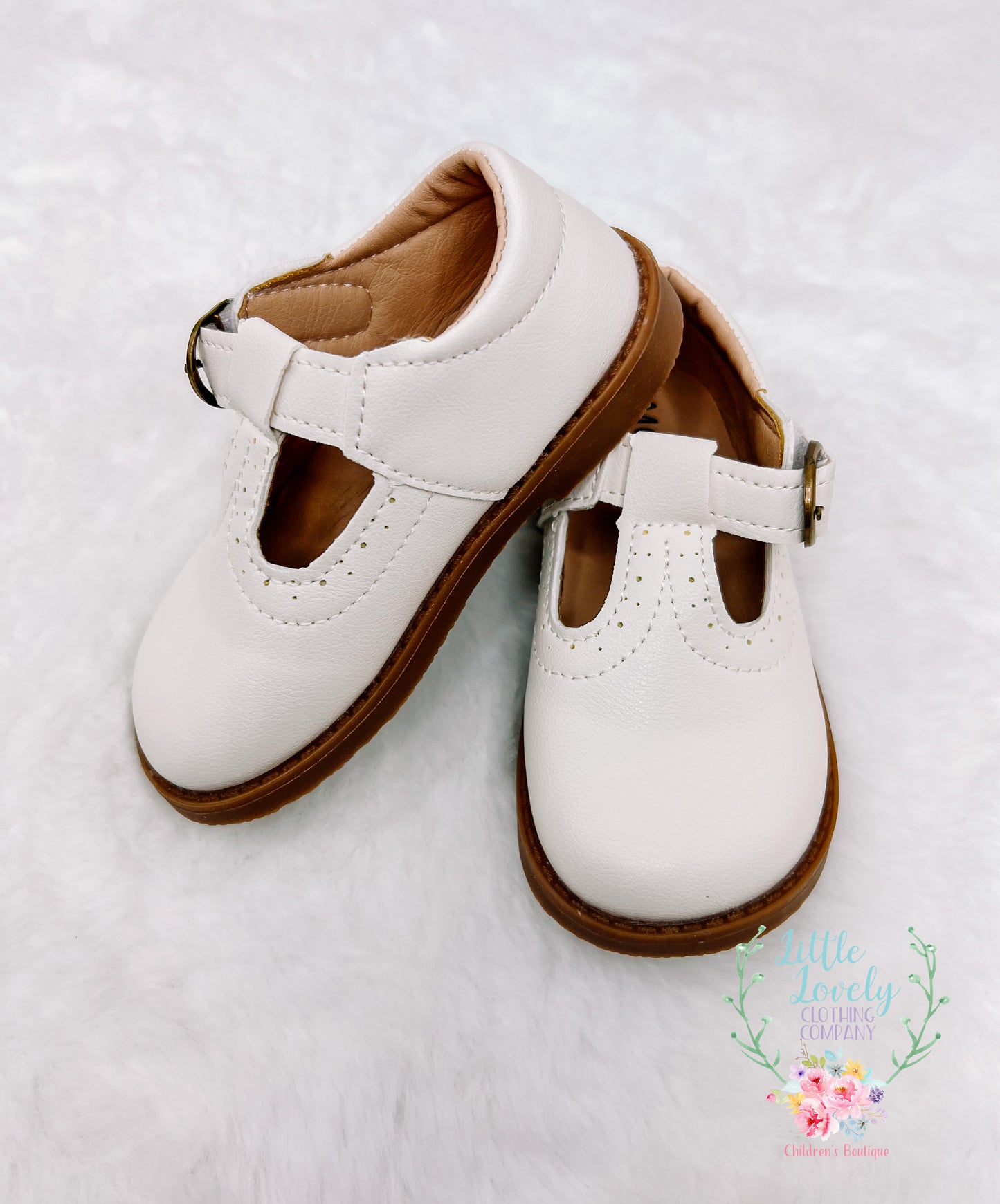 Megan Cream T-Strap Mary Jane