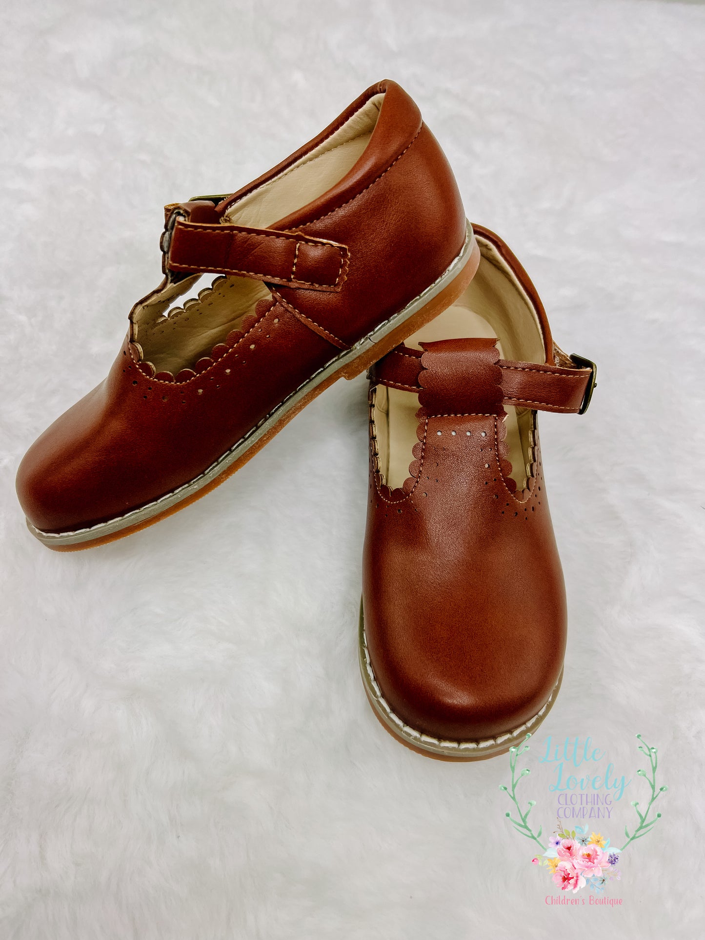 Charlotte Chestnut T-Strap Mary Jane