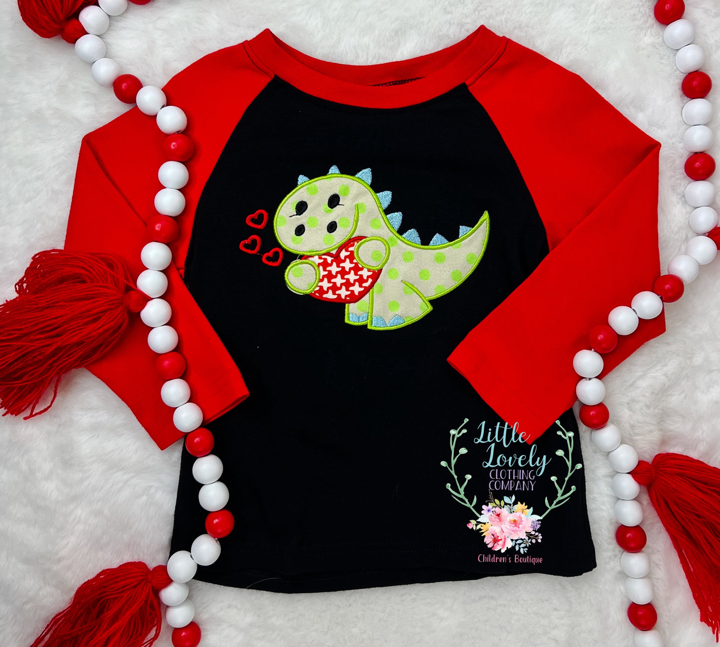 Dino Heart Boys Tee