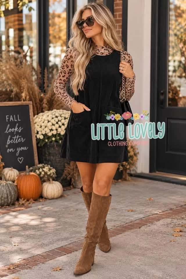 Spotted After Dark Set-Dress & Sheer Top , ETA Late Oct to LLCCO