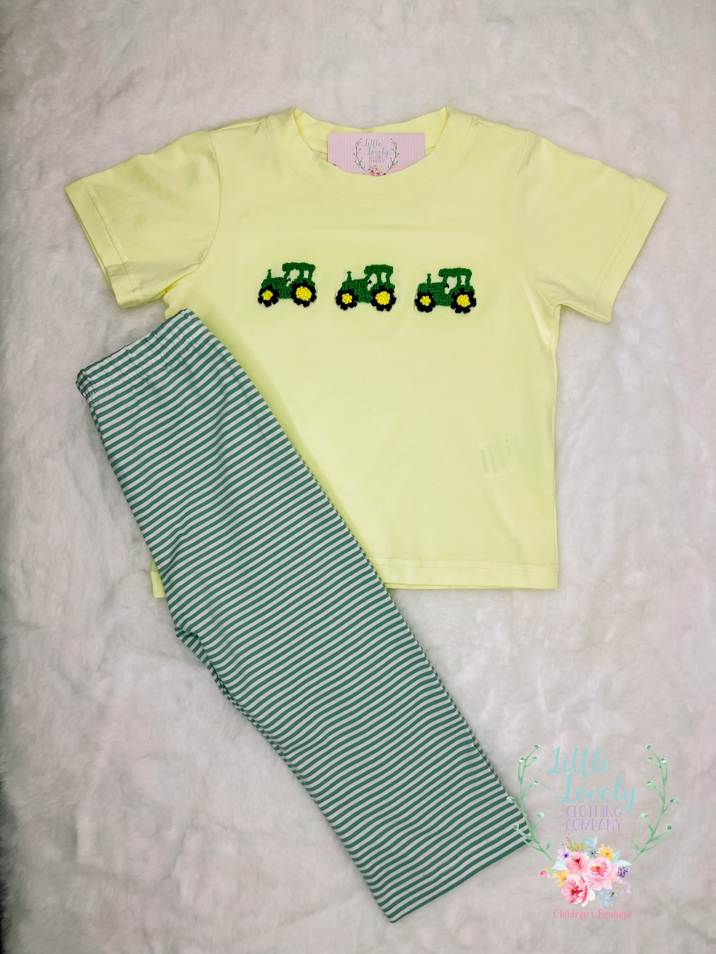 French Knot Tractor Set