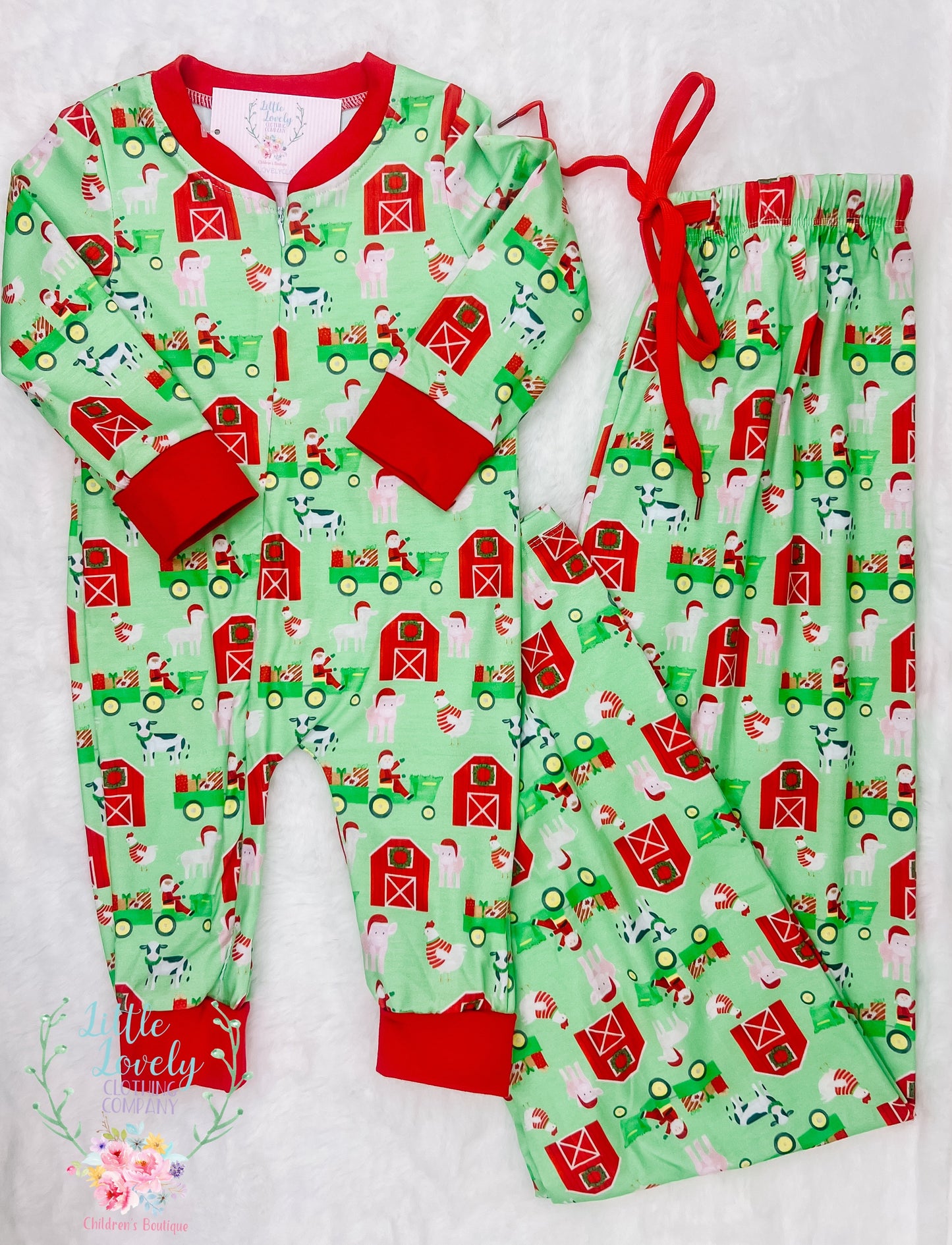 Christmas On The Farm ADULT PANT (XS)