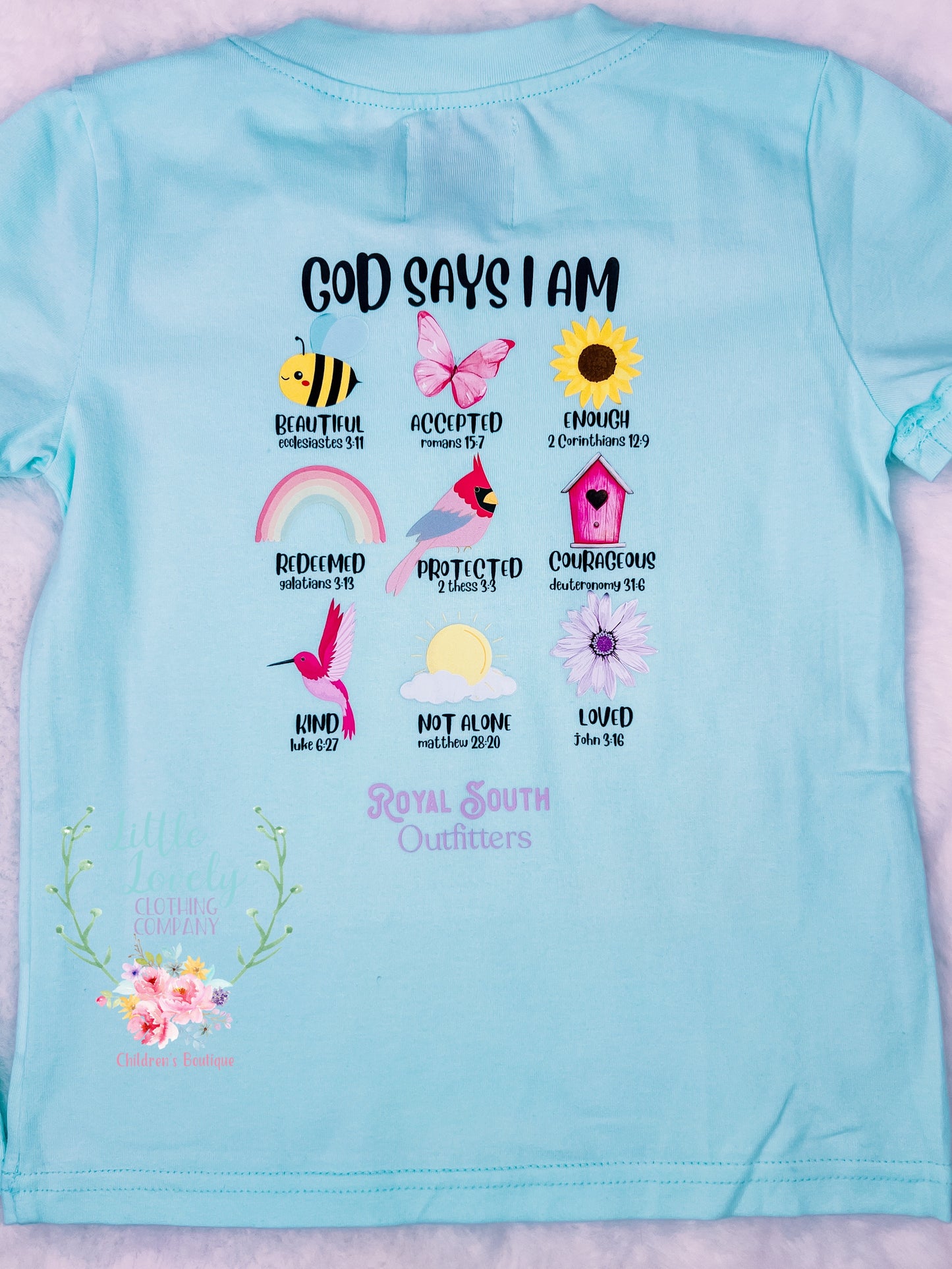 God Says I Am Girls Tee