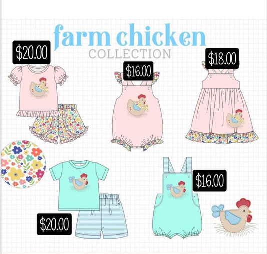 Pastel Farm Chickens Presale ETA June to Customers