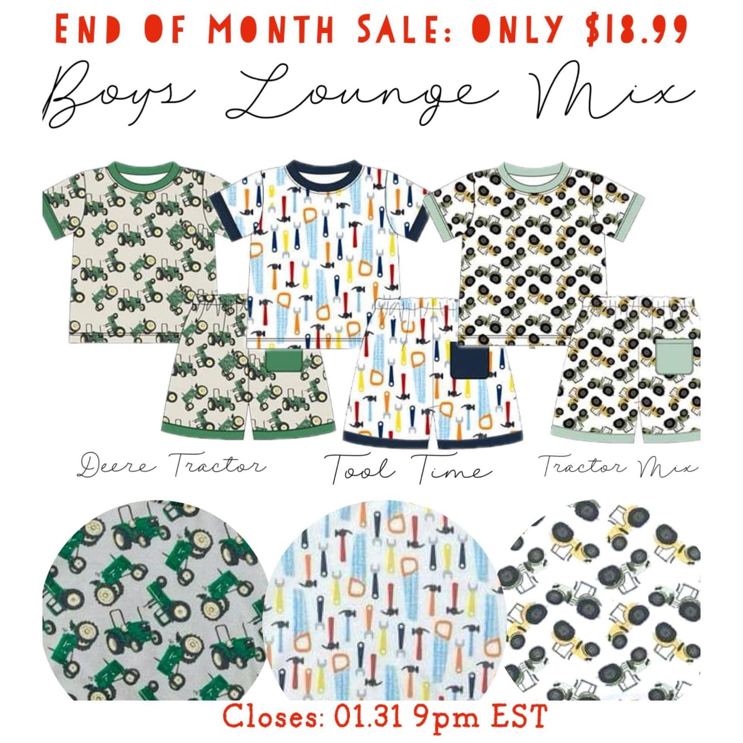 Boys Lounge Mix SALE Presale ETA June to LLCCO then to Customers