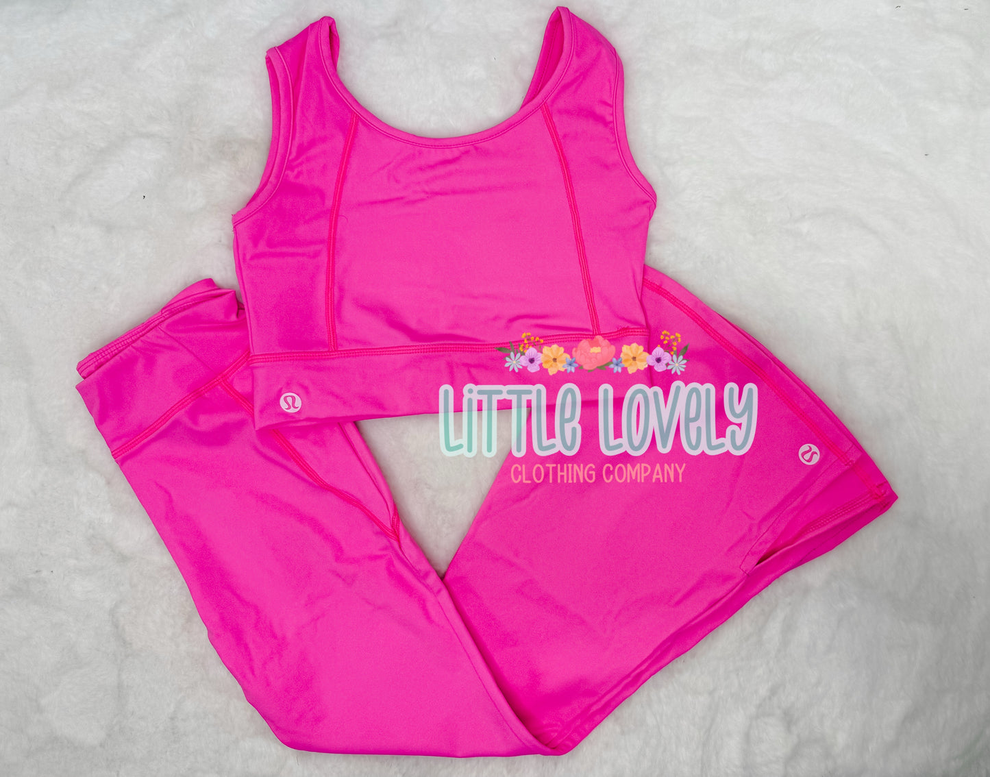 LULU YOGA SPORT TOP & FLARE PANT SET