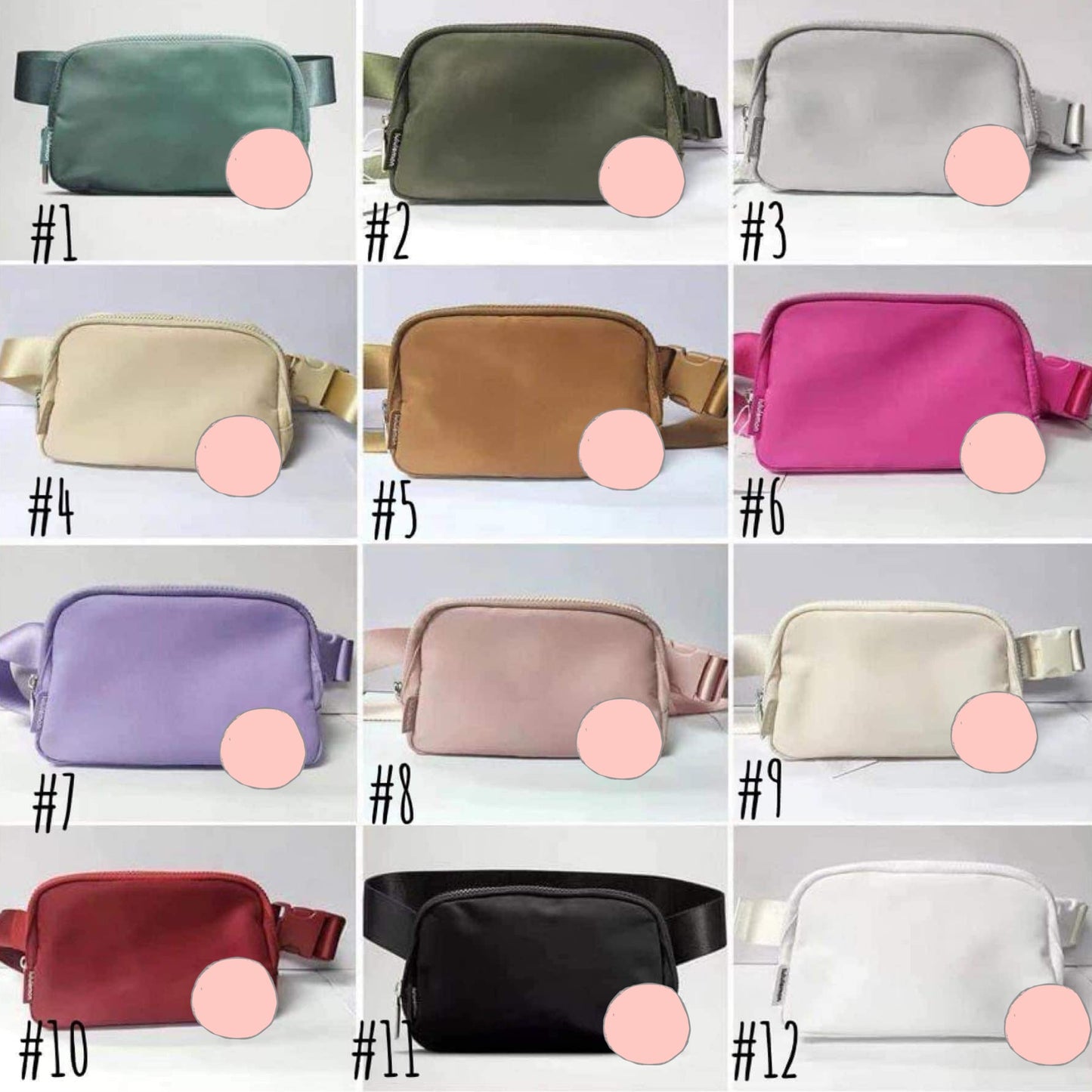 LL Solid Belt Bags, Pre-Sale ETA: Early Dec to LLCCO