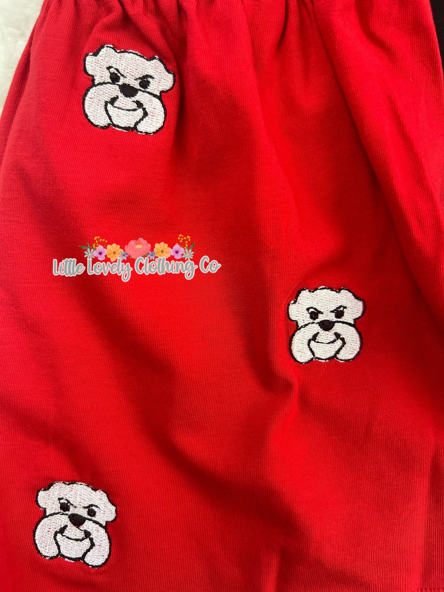 Go Dawgs Smocked Boys Set