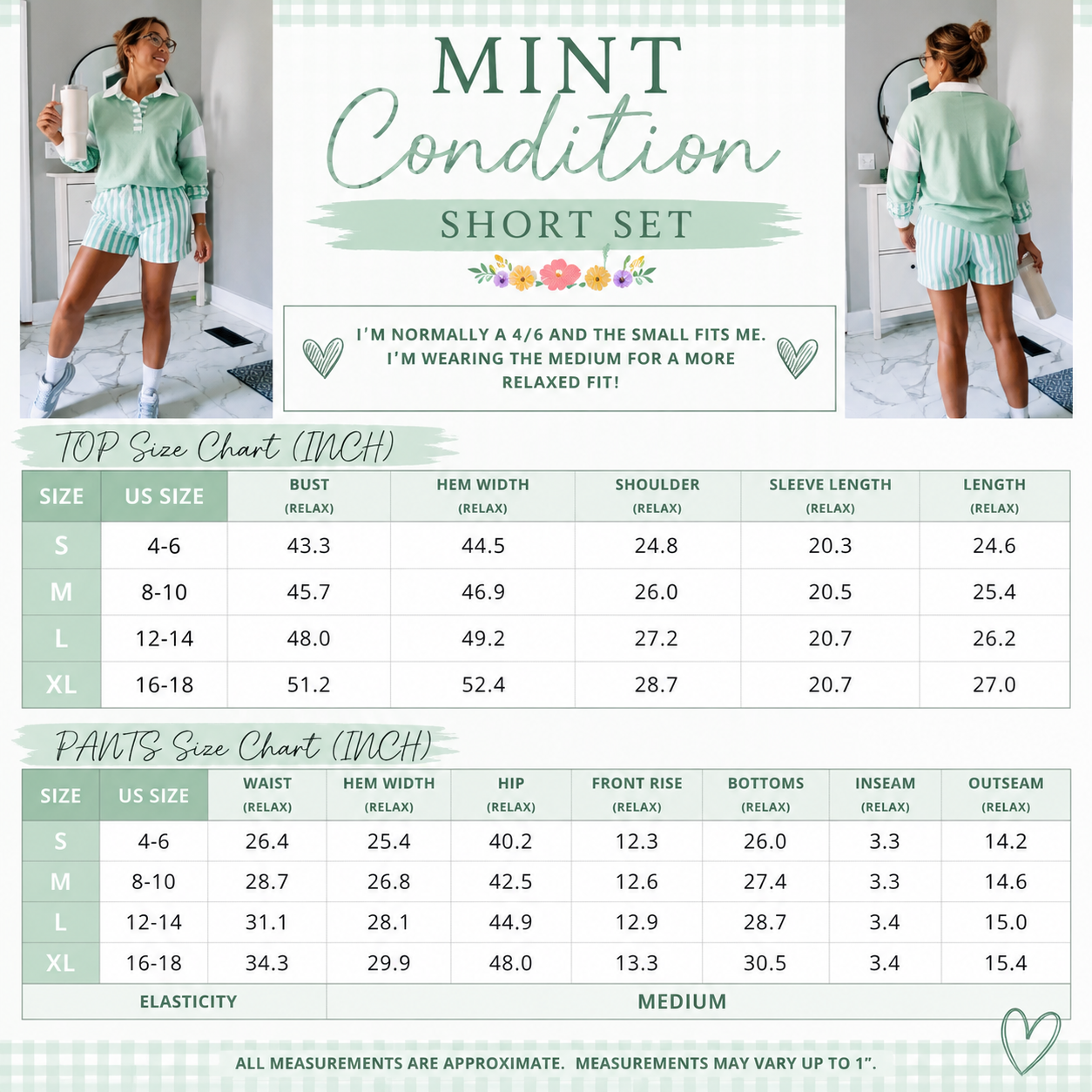 Mint Condition Short Set