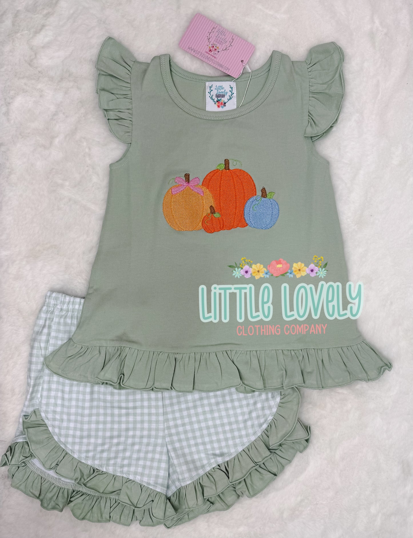 Pumpkin Patch Ruffle Set