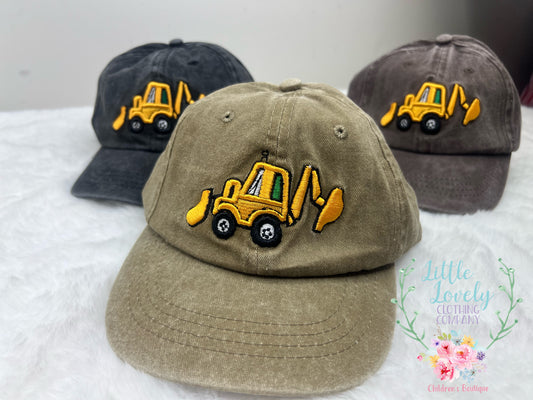 Construction Embroidered Hat