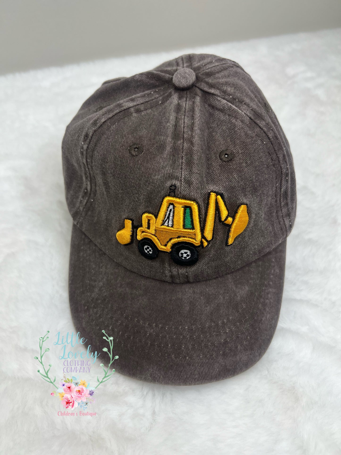 Construction Embroidered Hat
