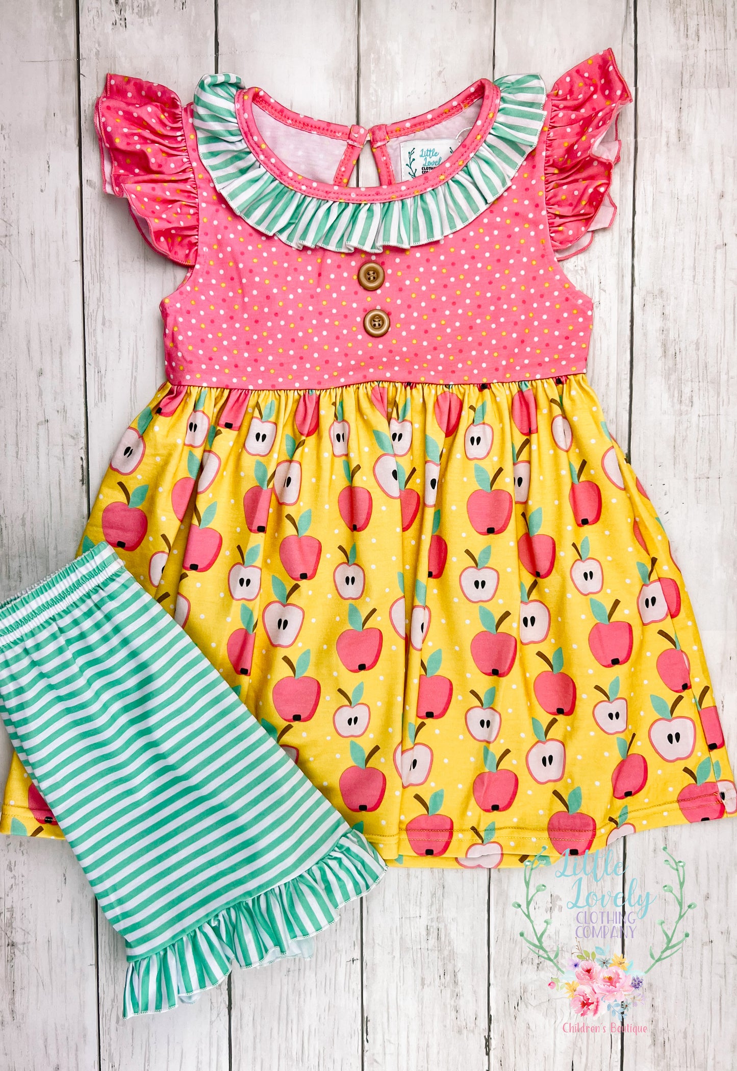 Apple A Day Girls Short Set