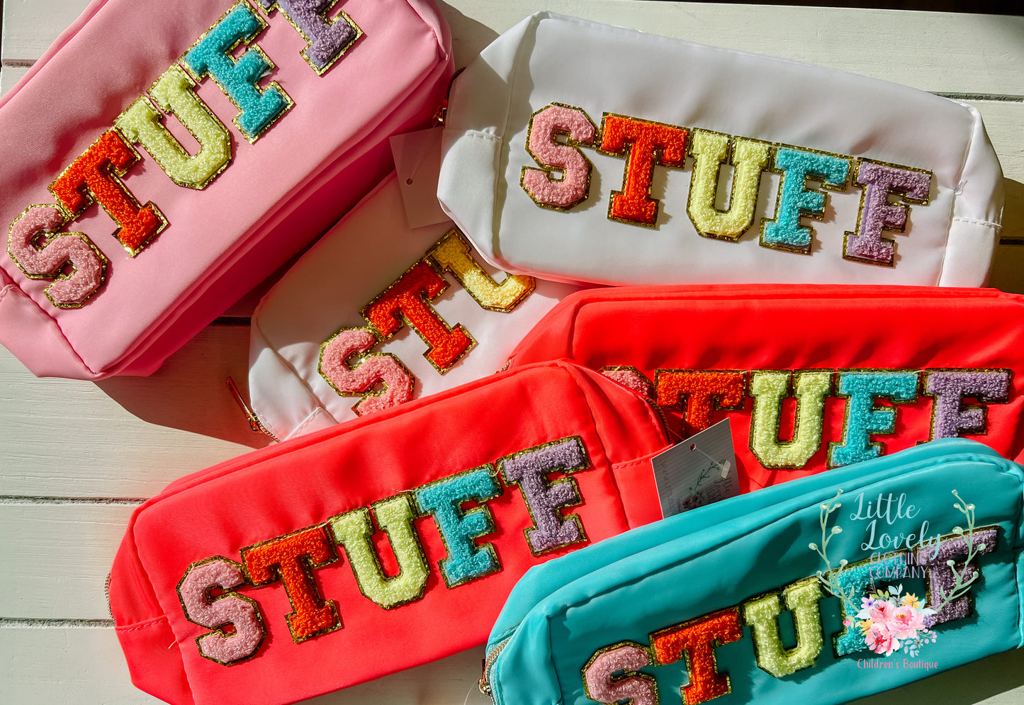 Chenille STUFF Makeup Bags