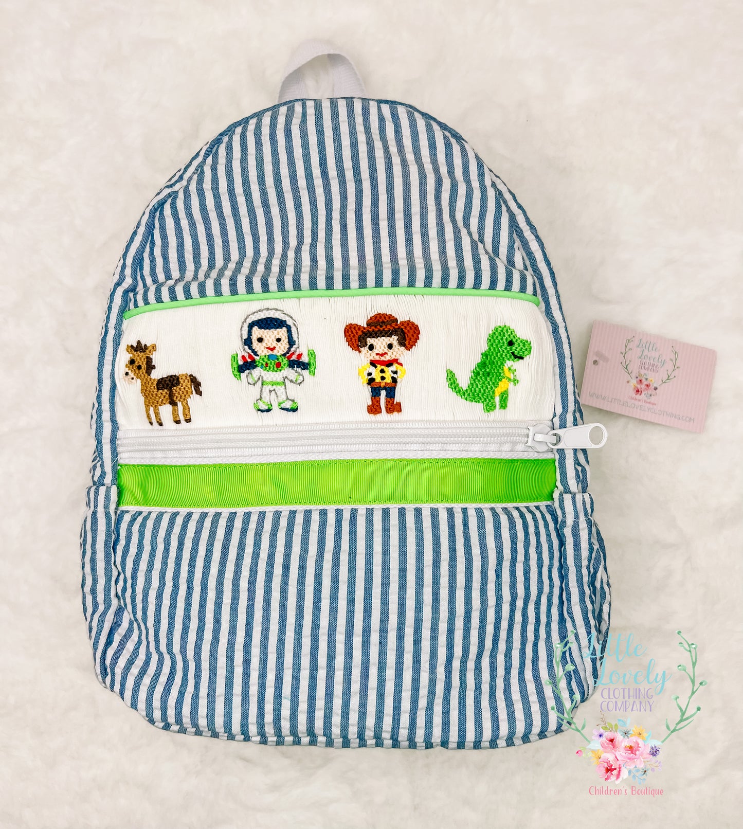 Toys Smocked Bookbag-Toddler
