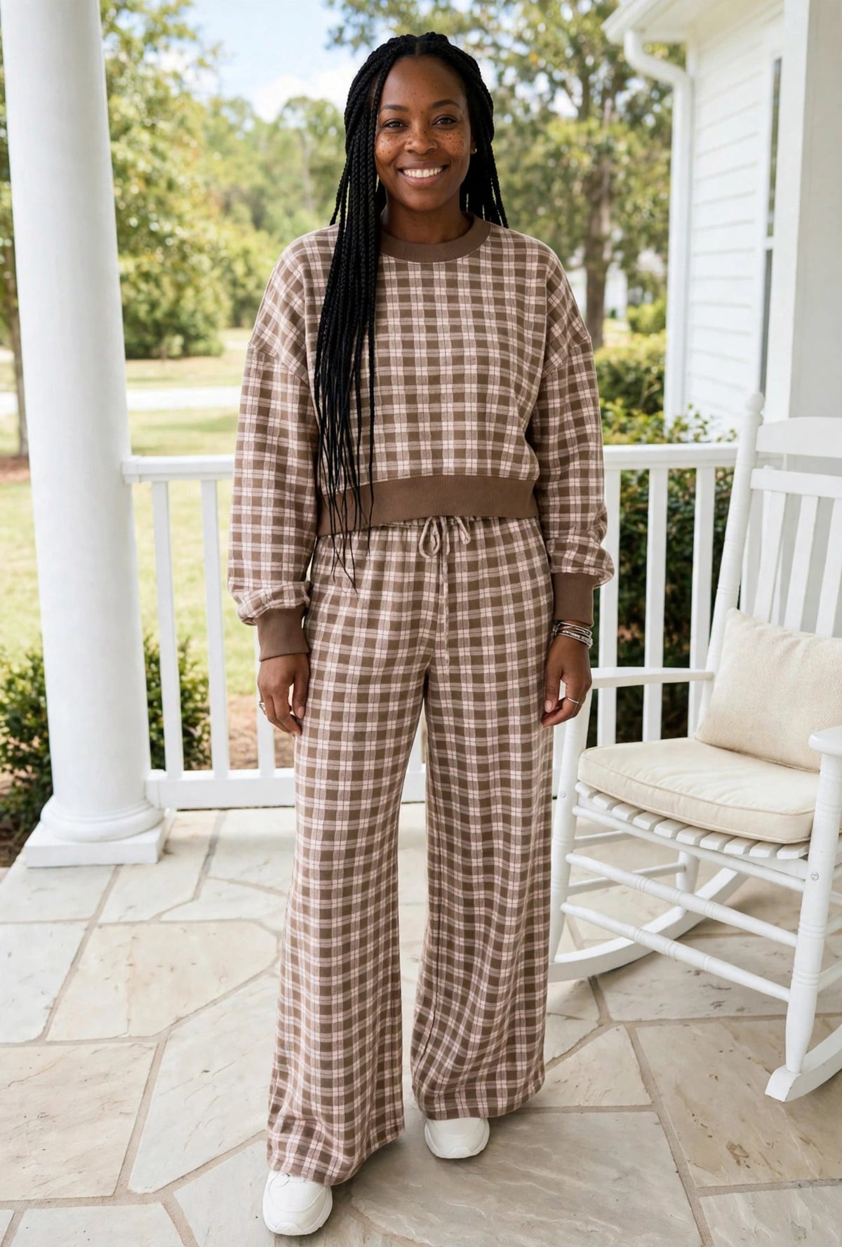Praline Plaid Set — Presale ETA Late November