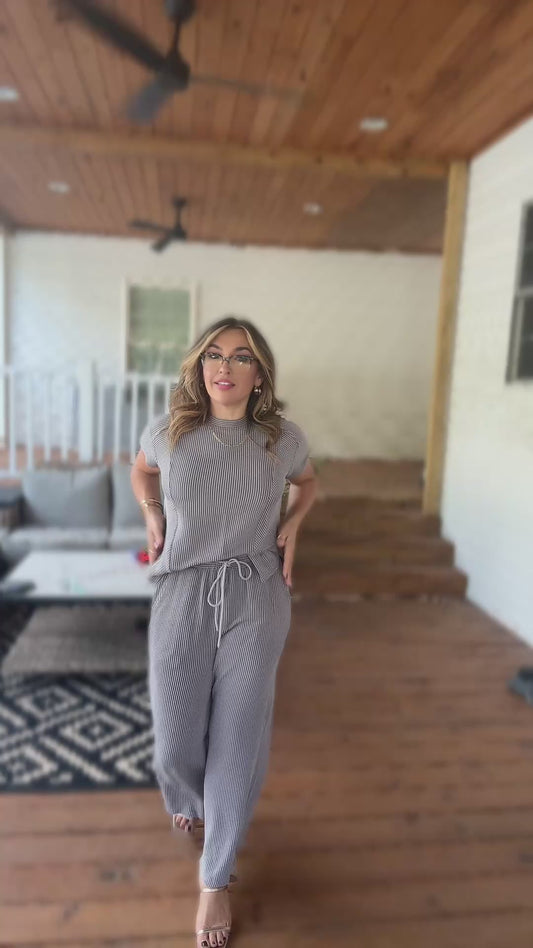 Bethany Ribbed Set-In Stock