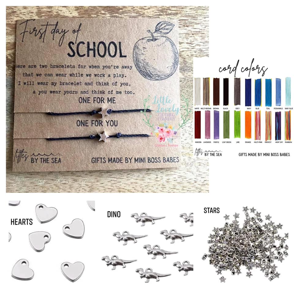First Day Of School Bracelets