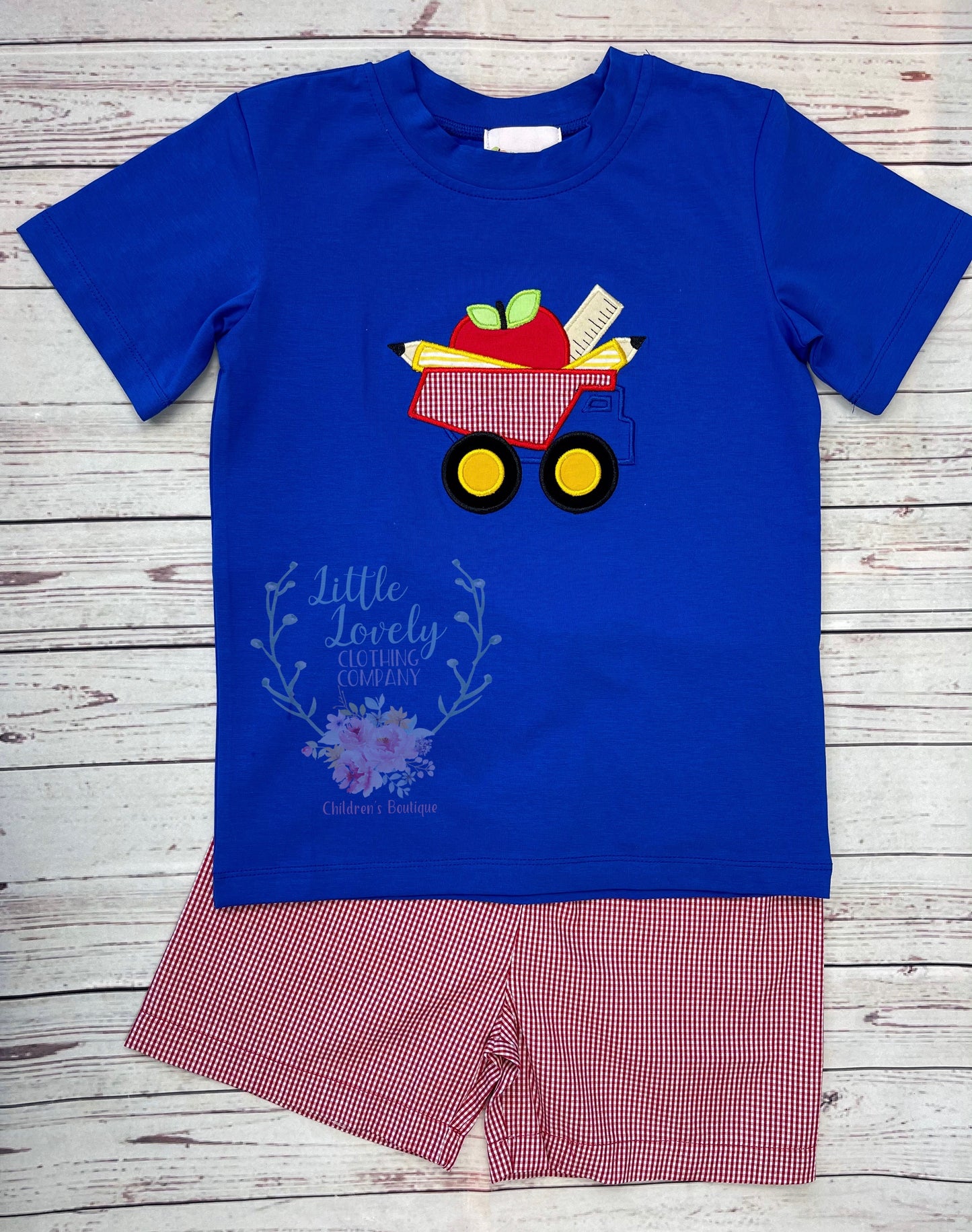 Back To School Dump Truck Set