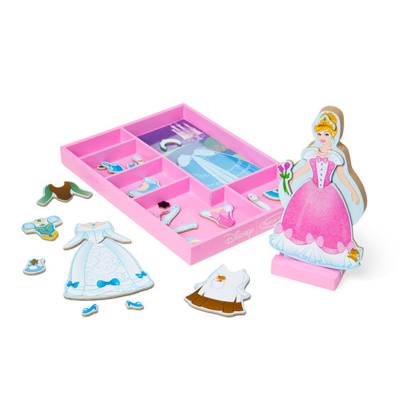Melissa & Doug Cinderella Wooden Magnetic Dress up