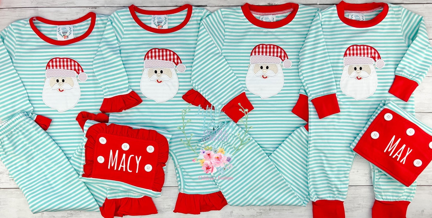 Aqua Santa Lounge Boy Romper